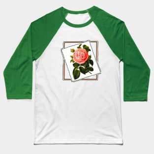 pink rose in the frame Baseball T-Shirt